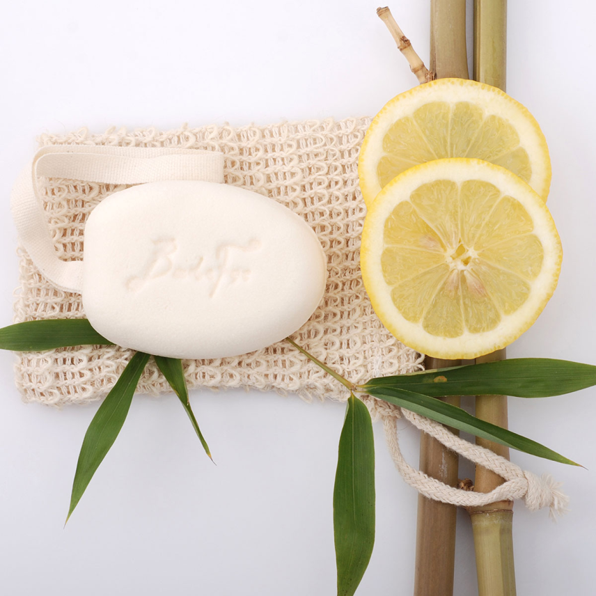 BadeFee Feste Dusche Vegan Zitronentee 85 g