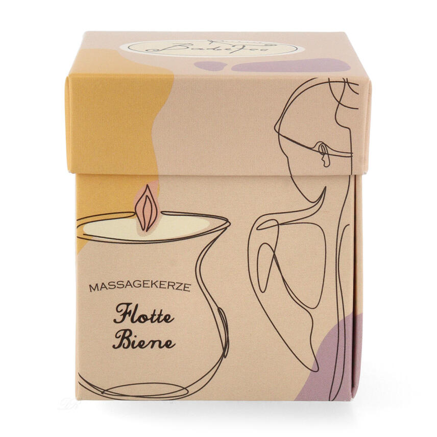 BadeFee Massagekerze Flotte Biene 70 g
