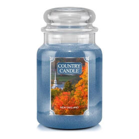 Country Candle New England Großes Glas Duftkerze 737 g