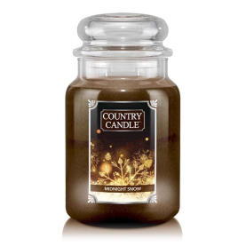 Country Candle Midnight Snow Großes Glas Duftkerze...