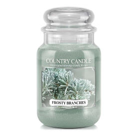 Country Candle Frosty Branches Großes Glas...