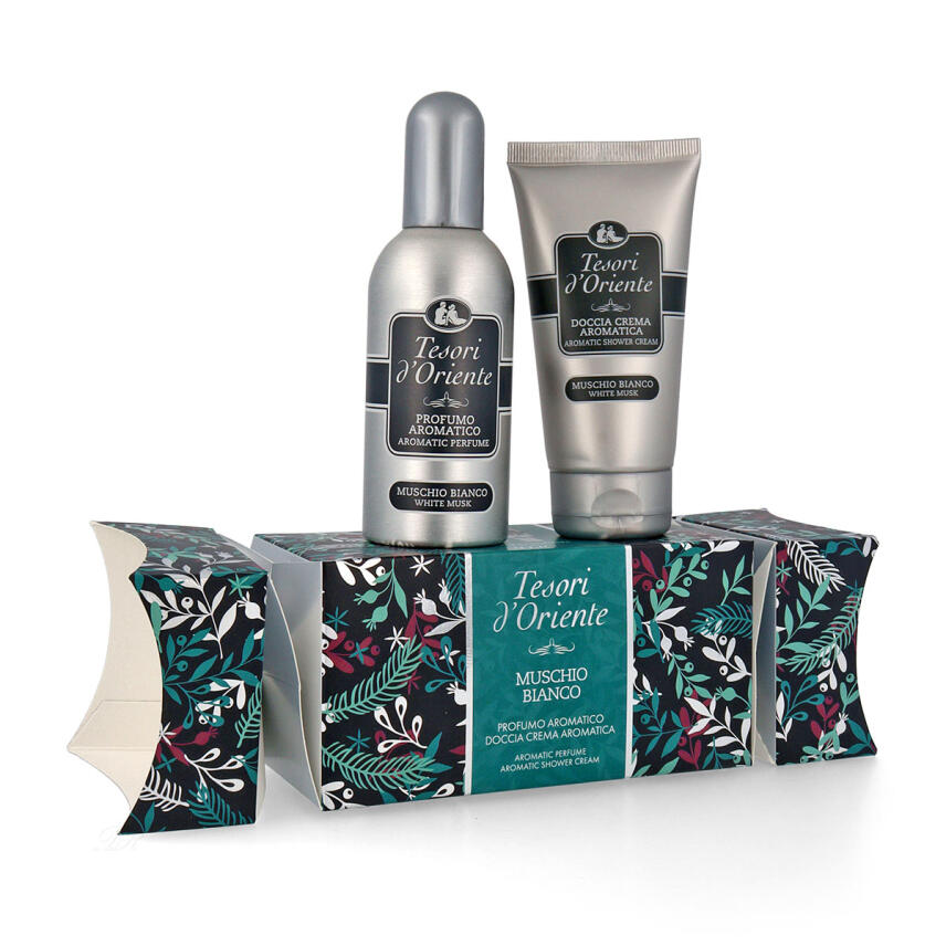 Tesori dOriente Muschio Bianco Geschenkset Parfum 100 ml &amp; Duschcreme 75 ml