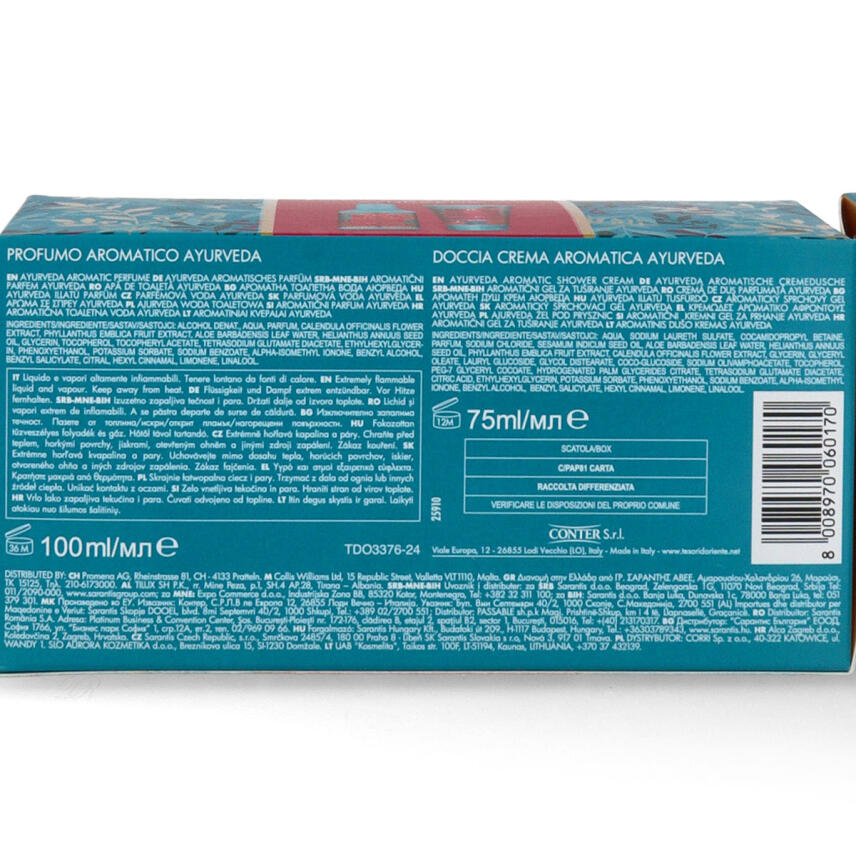 Tesori dOriente Ayurveda Geschenkset Parfum 100 ml &amp; Duschcreme 75 ml