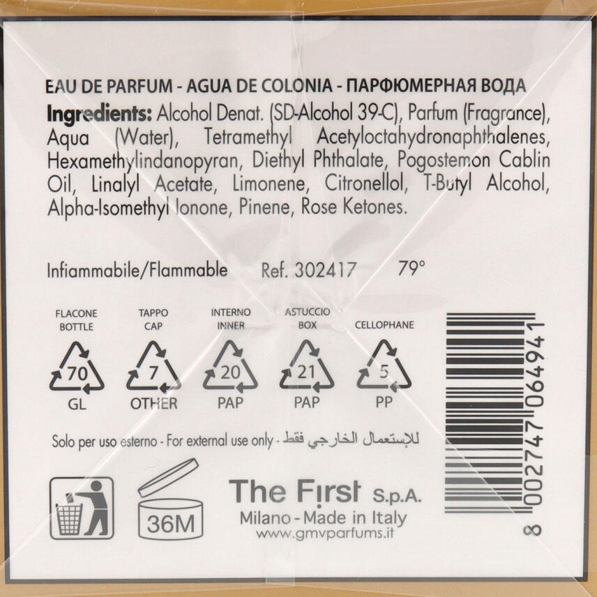 Gian Marco Venturi Intensement Eau de Parfum 100 ml