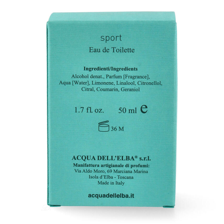 Acqua dellElba Sport Eau de Toilette f&uuml;r Damen &amp; Herren 50 ml vapo