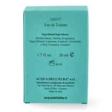 Acqua dellElba Sport Eau de Toilette f&uuml;r Damen &amp; Herren 50 ml vapo