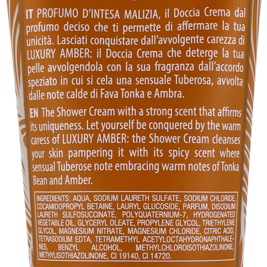 Malizia Profumo d&acute;Intesa Luxury Amber Duschcreme 250 ml