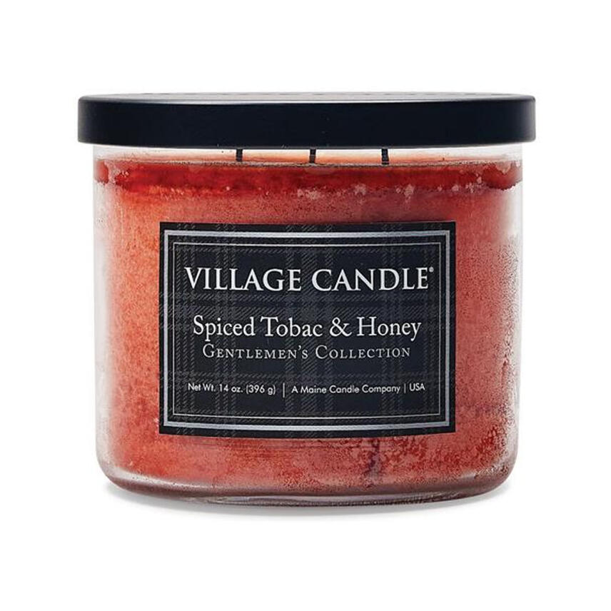 Village Candle Gentlemens Collection Spiced Tobac &amp; Honey Duftkerze 396 g