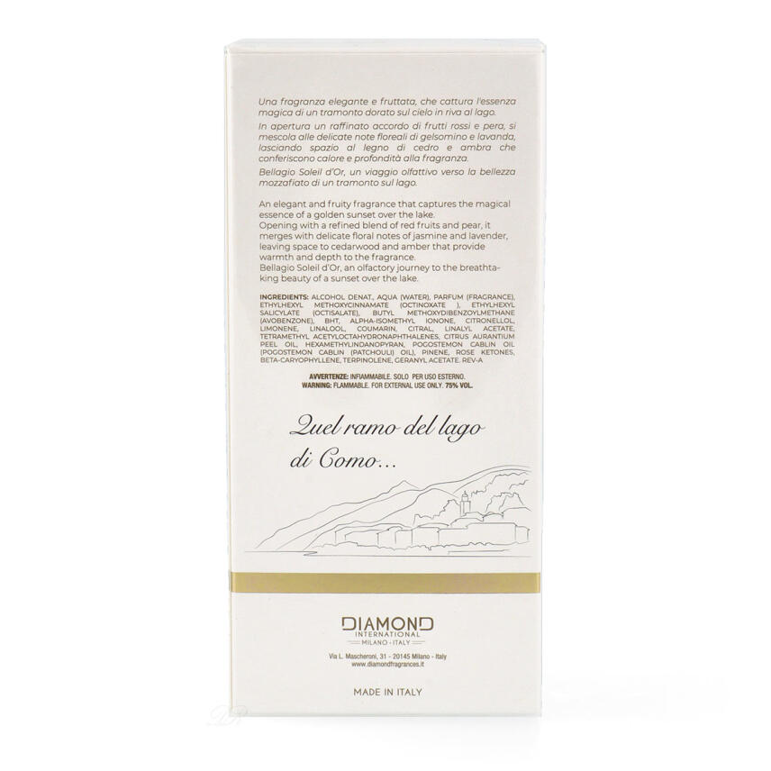 Bellagio Soleil d&acute;Or Eau de Parfum f&uuml;r Damen 100 ml vapo