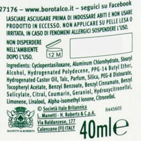 Borotalco Deostick Original ohne Alkohol 40 ml