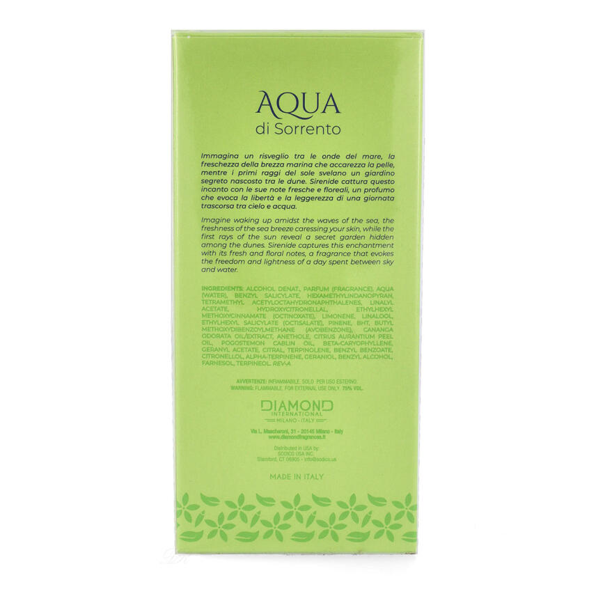 Aqua di Sorrento Sirenide Eau de Parfum f&uuml;r Damen 100 ml