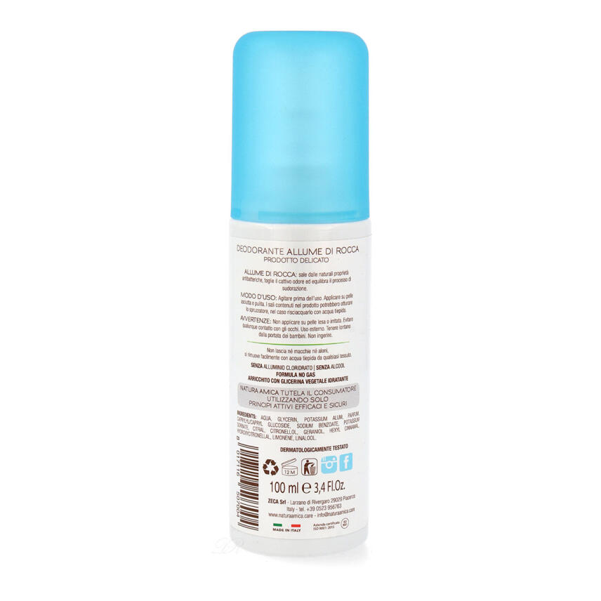 Natura Amica Deo Brezza Marina mit Alaun 100 ml ohne Alkohol &amp; Aluminium