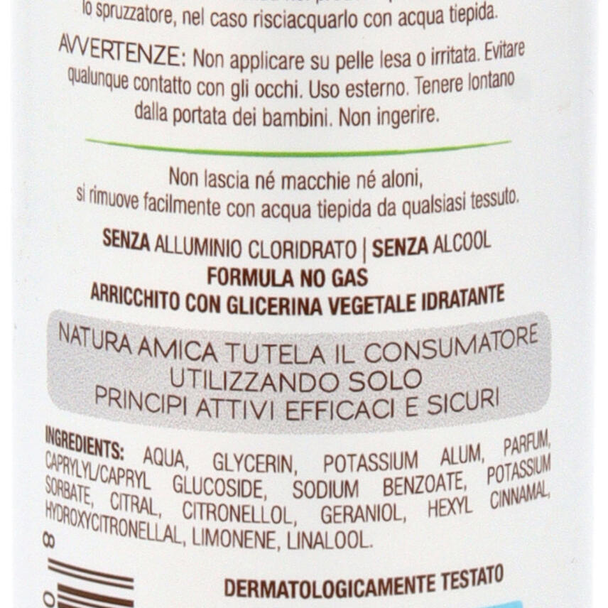 Natura Amica Deo Brezza Marina mit Alaun 100 ml ohne Alkohol &amp; Aluminium
