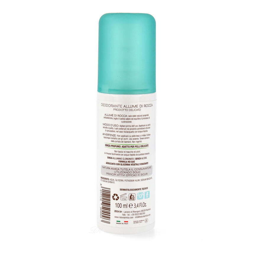 Natura Amica Deo Neutro mit Alaun 100 ml ohne Alkohol &amp; Aluminium