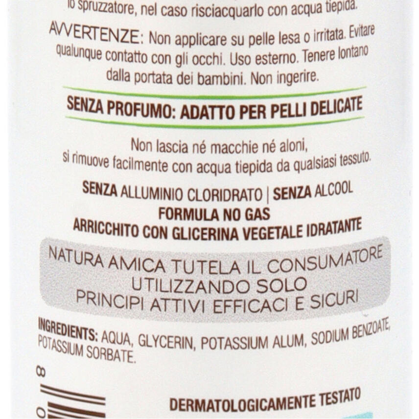 Natura Amica Deo Neutro mit Alaun 100 ml ohne Alkohol &amp; Aluminium