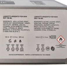 Lancetti Argento Silver Geschenkset Eau de Toilette Men 100 ml &amp; Deo 150 ml