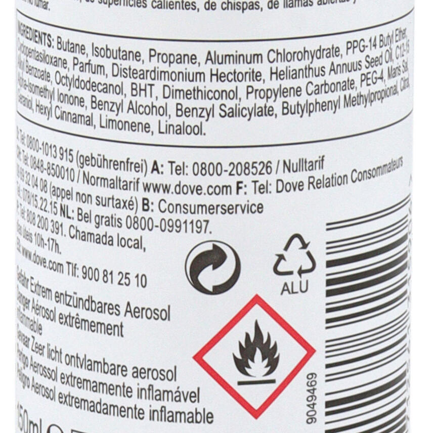 Dove Natural Touch Anti-Transpirant Deo Spray 150 ml