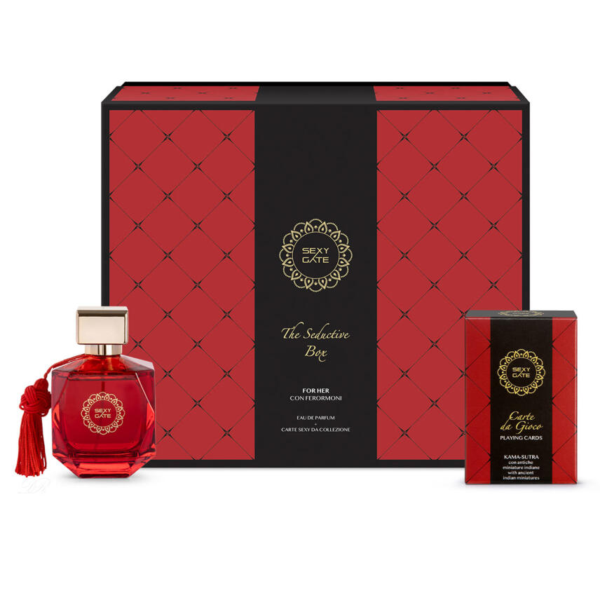 Sexy Gate Afrodite Pheromone Eau de Parfum 100 ml + Kamasutra Spielkarten