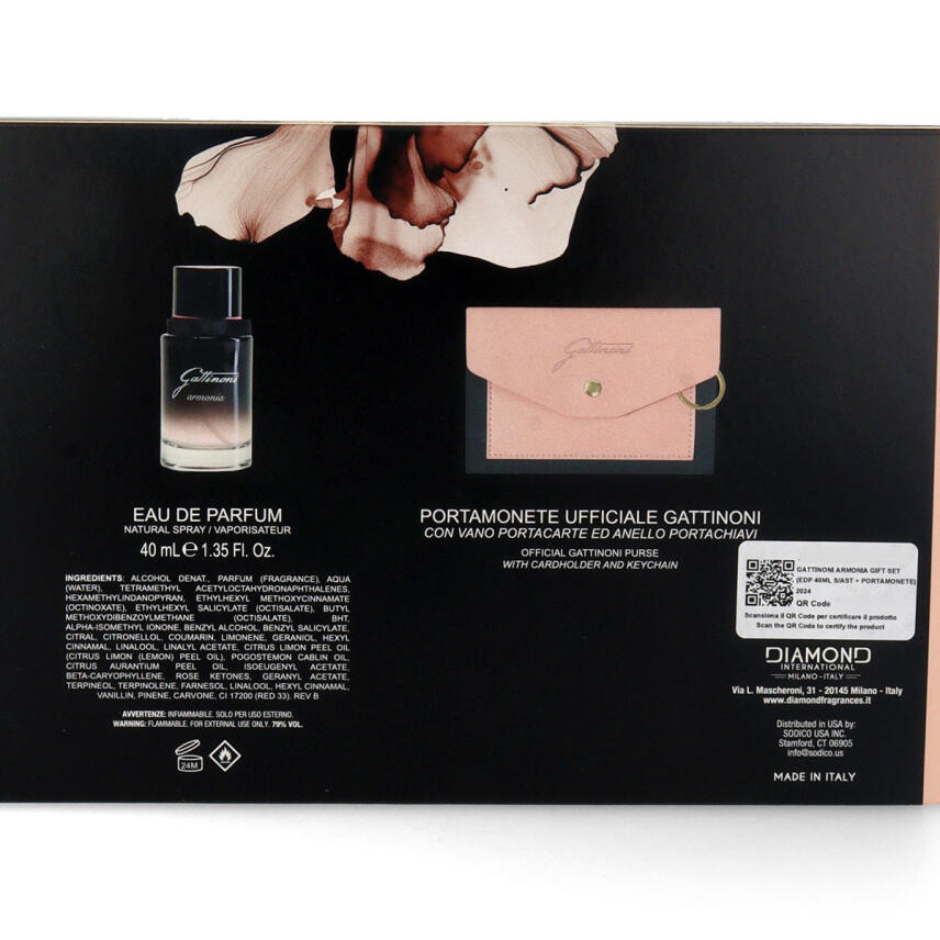 Gattinoni armonia Set Eau de Parfum f&uuml;r Damen 40 ml vapo + Geldb&ouml;rse