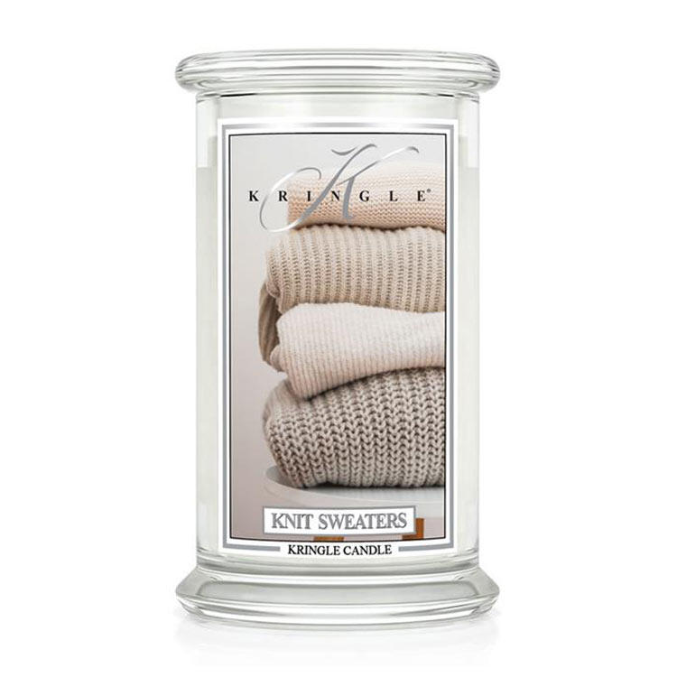 Kringle Candle Knit Sweaters Gro&szlig;es Glas Duftkerze 624 g