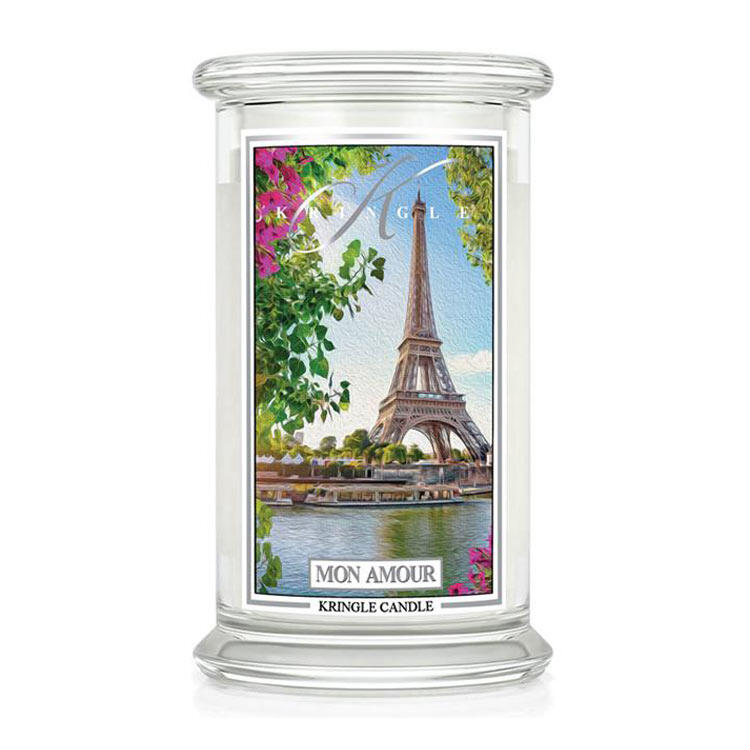 Kringle Candle Mon Amour Gro&szlig;es Glas Duftkerze 624 g