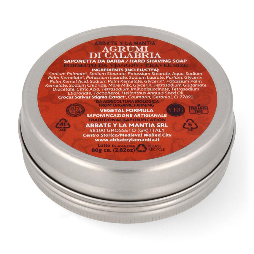 Abbate Y La Mantia Agrumi di Calabria Rasierseife 80 g