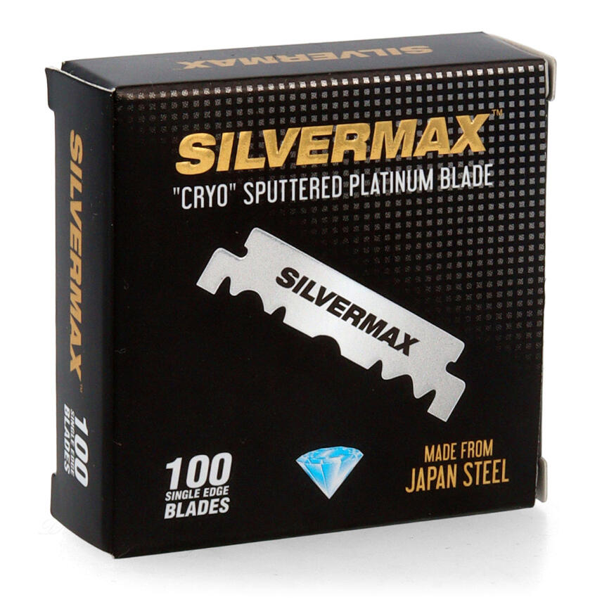 Silvermax halbe Klinge Rasierklingen Packungsinhalt 100 St&uuml;ck