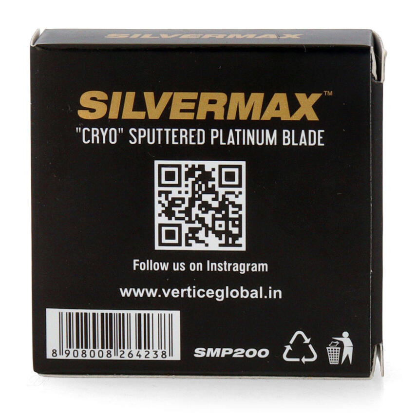Silvermax halbe Klinge Rasierklingen Packungsinhalt 100 St&uuml;ck