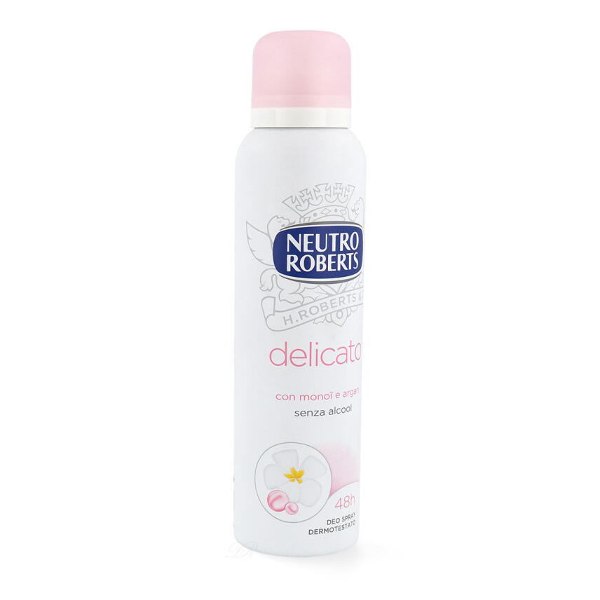Neutro Roberts Deo delicato monoi e argan 150 ml ohne Alkohol