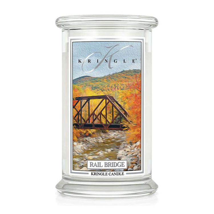 Kringle Candle Rail Bridge Gro&szlig;es Glas Duftkerze 624 g