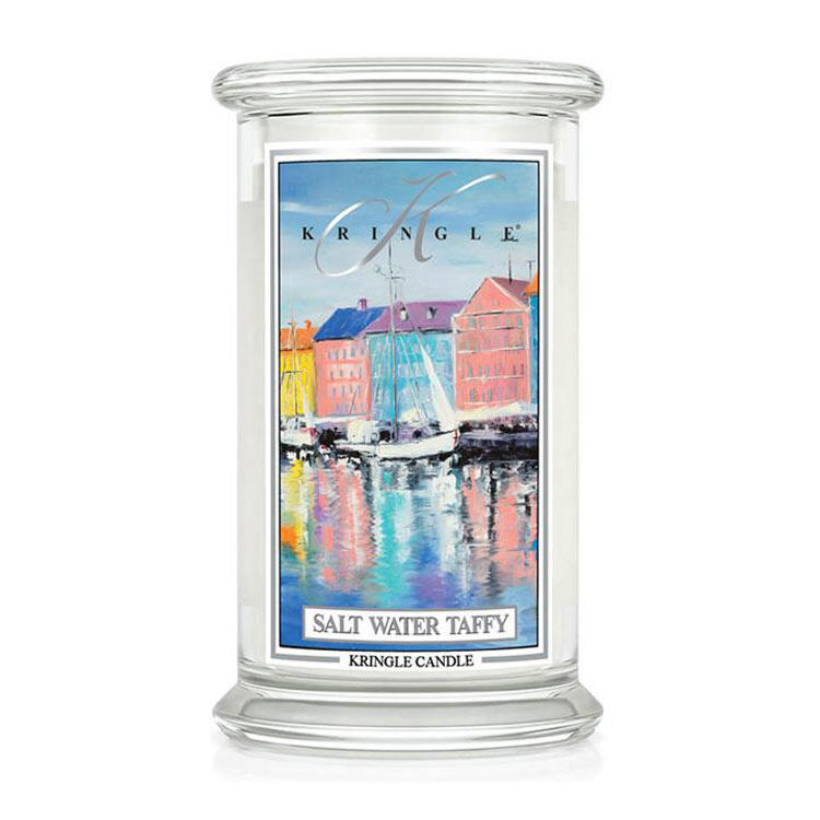 Kringle Candle Salt Water Taffy Gro&szlig;es Glas Duftkerze 624 g