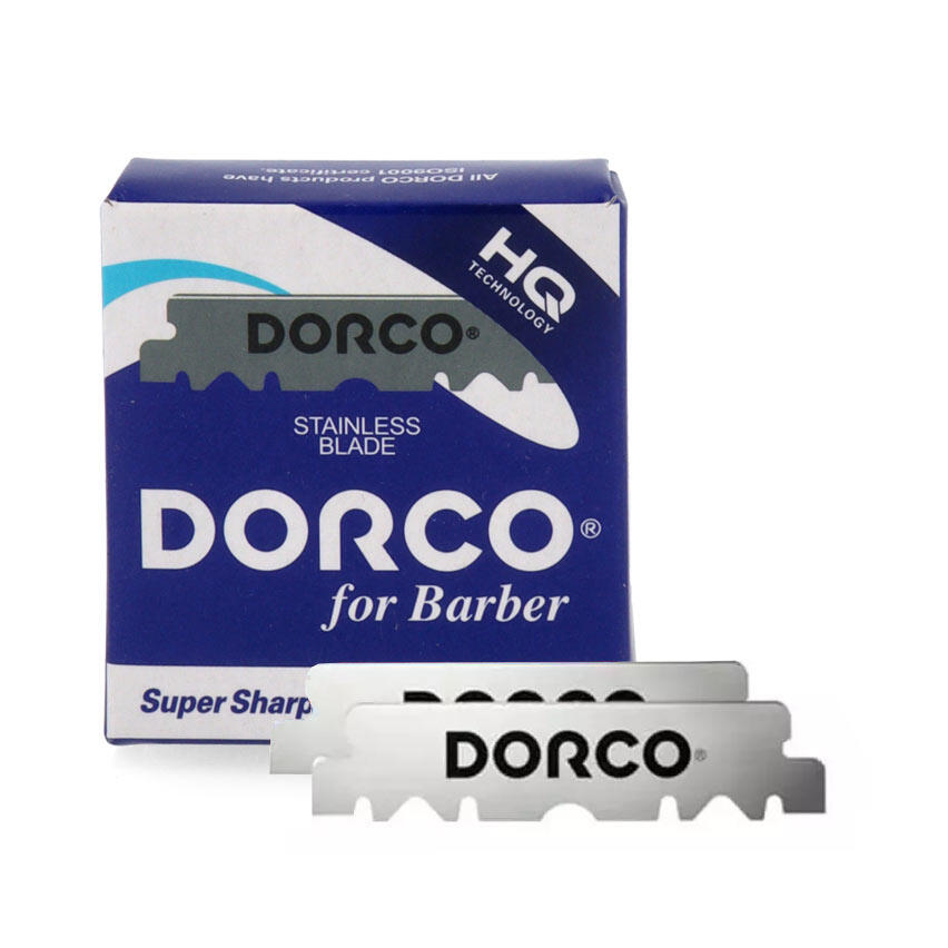Dorco Stainless Blade Super Sharp Single Edge Rasierklingen Blue 100 St. Box