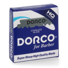 Dorco Stainless Blade Super Sharp Single Edge Rasierklingen Blue 100 St. Box