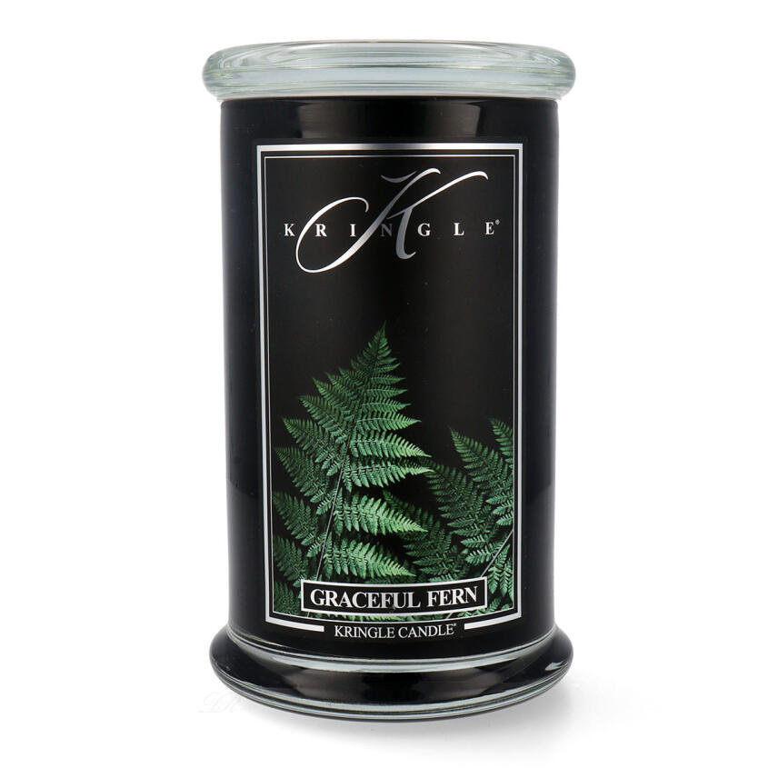 Kringle Candle Reserve Line Graceful Fern Gro&szlig;es Glas Duftkerze 624 g