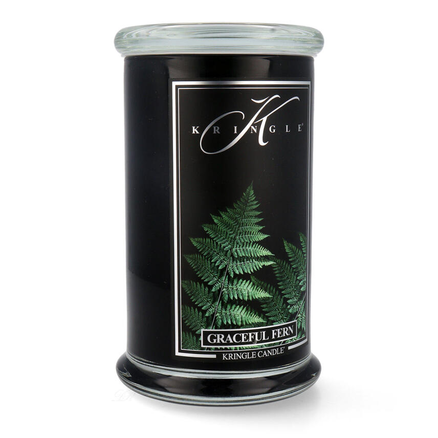 Kringle Candle Reserve Line Graceful Fern Gro&szlig;es Glas Duftkerze 624 g