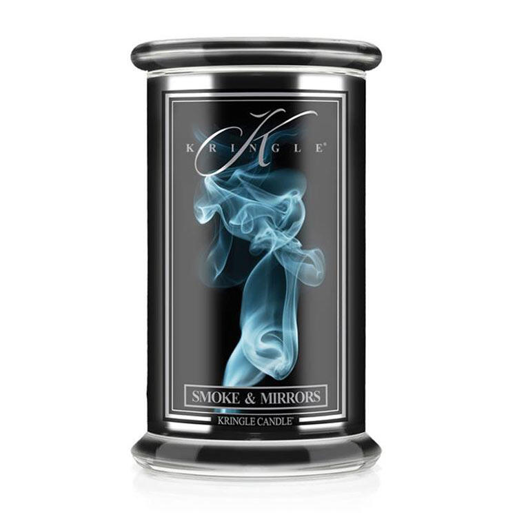 Kringle Candle Reserve Line Smoke &amp; Mirrors Glas Duftkerze 624 g