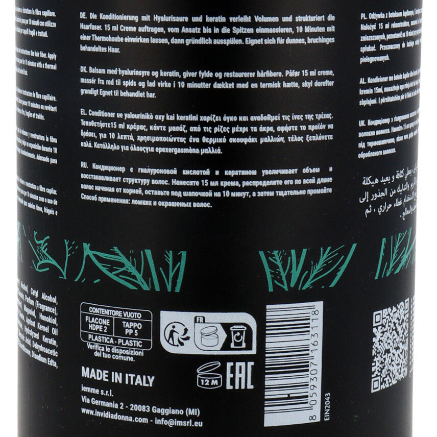 Invidia Botoplus Keratin Repair Haarmaske 1000 ml