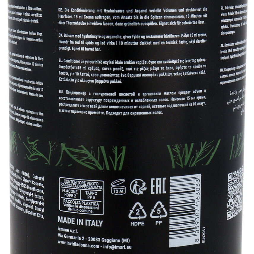 Invidia Botoplus Argan After Color Haarmaske 1000 ml