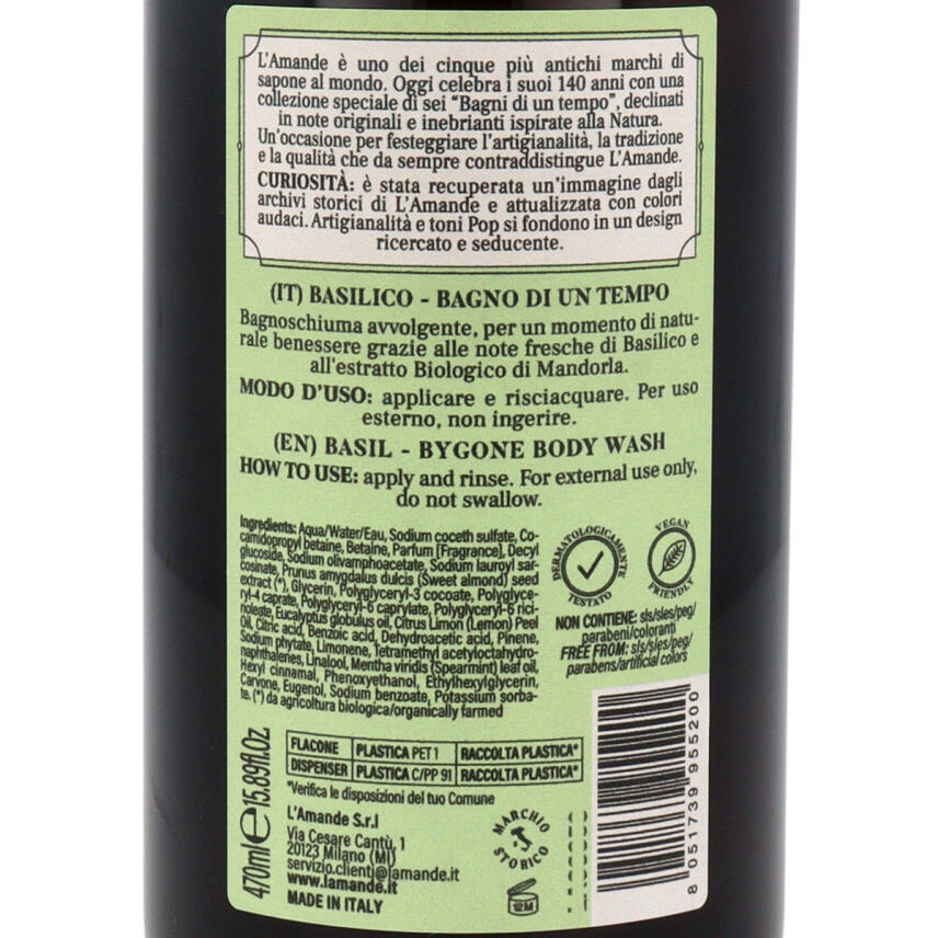 LAmande Basilico Duschgel 470 ml