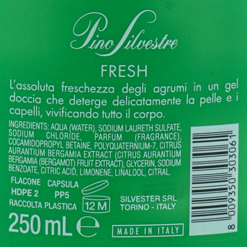 Pino SILVESTRE Fresh Green Citrus Duschgel &amp; Shampoo 2in1 - 250 ml