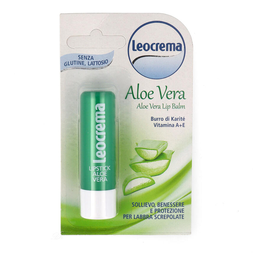 Leocrema Labbra Lippen Pflegestift Aloe Vera mit Vitamin A+E 5,5 ml