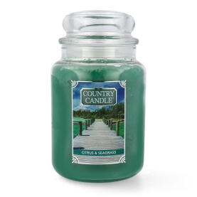 Country Candle Citrus & Seagrass Großes Glas...