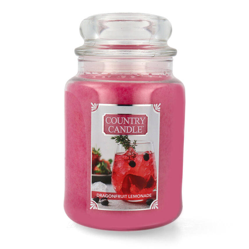 Country Candle Dragonfruit Lemonade Gro&szlig;es Glas Duftkerze 680 g