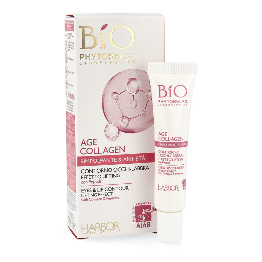 Phytorelax Bio Age Collagen Augen- &amp; Lippenkonturcreme 15 ml