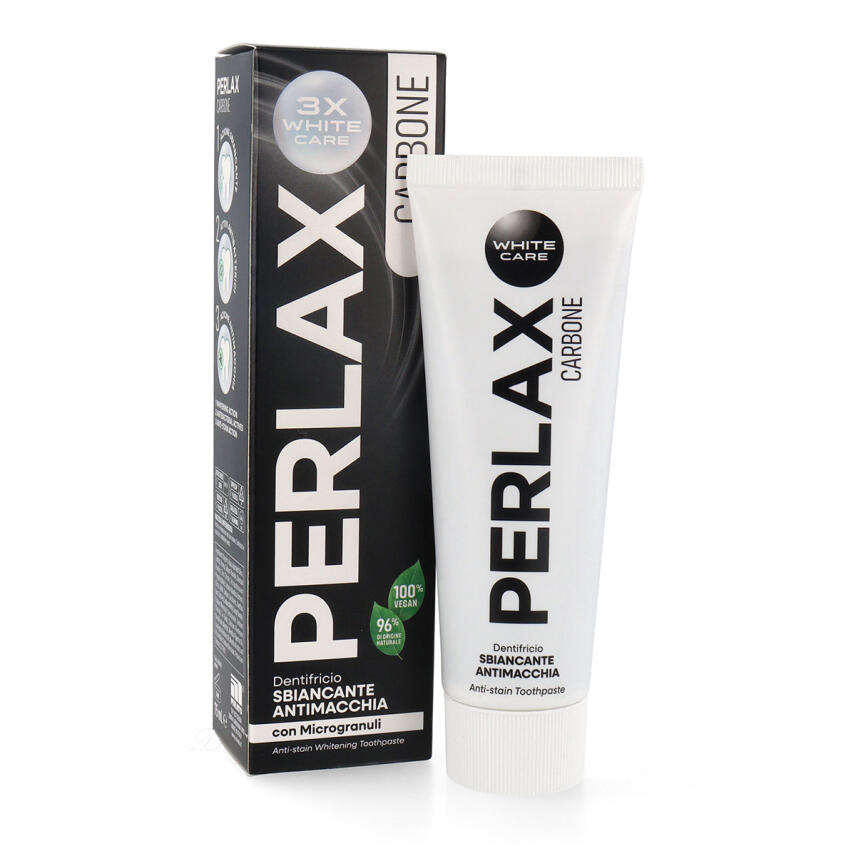 Perlax Nat&uuml;rliche Zahnpasta Carbone mit Aktivkohle 75 ml