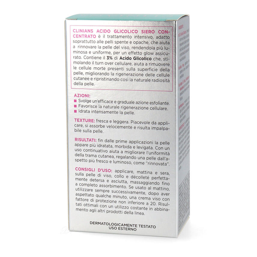 Clinians Acido Glicolico Glykols&auml;ure Serum Glow Effect 30 ml