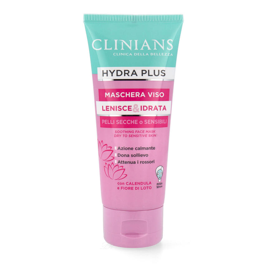 Clinians Hydra Plus Gesichtsmaske f&uuml;r trockene &amp; sensible Haut 75 ml