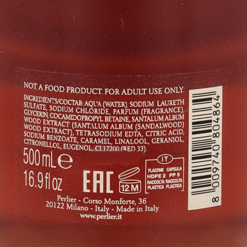 Perlier Sandalo del Kashmir Badeschaum 500 ml