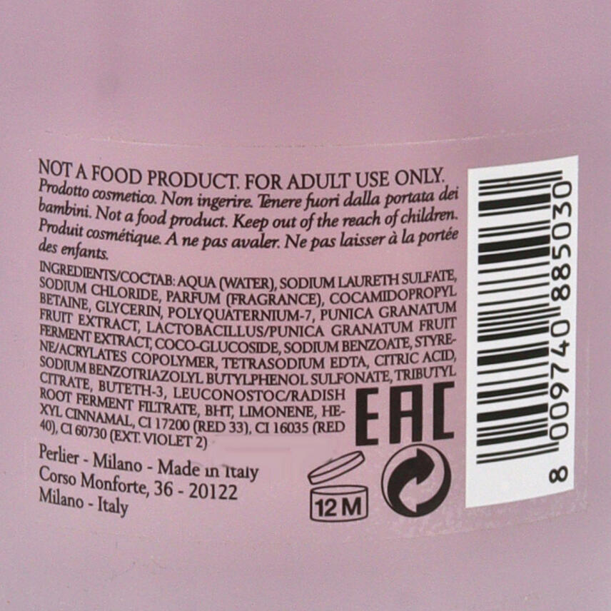 Perlier Melograno Badecreme Granatapfel 500 ml