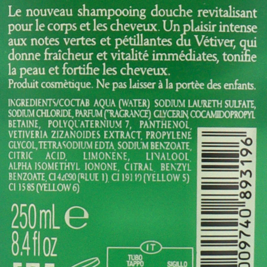 Perlier Vetiver di Java Duschgel &amp; Shampoo 250 ml